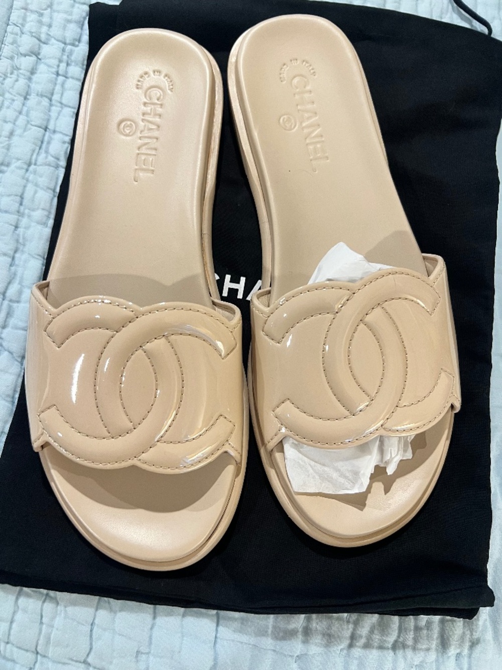Chanel Interlock Sandal- Size 41